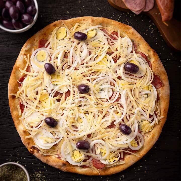 Pizza Carbonara - Tutti Pizza - Pizzaria na Lapa SP